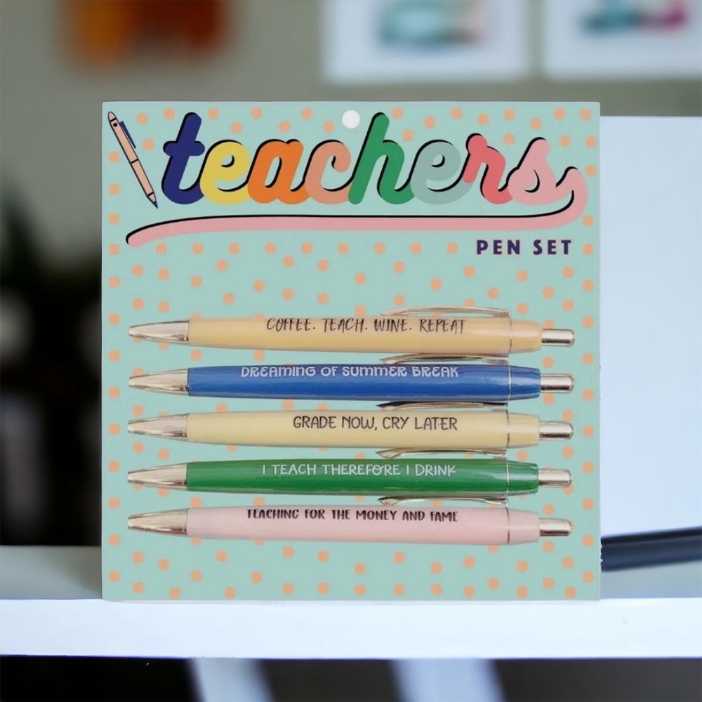 👩‍🏫 Teachers Funny Pen Set